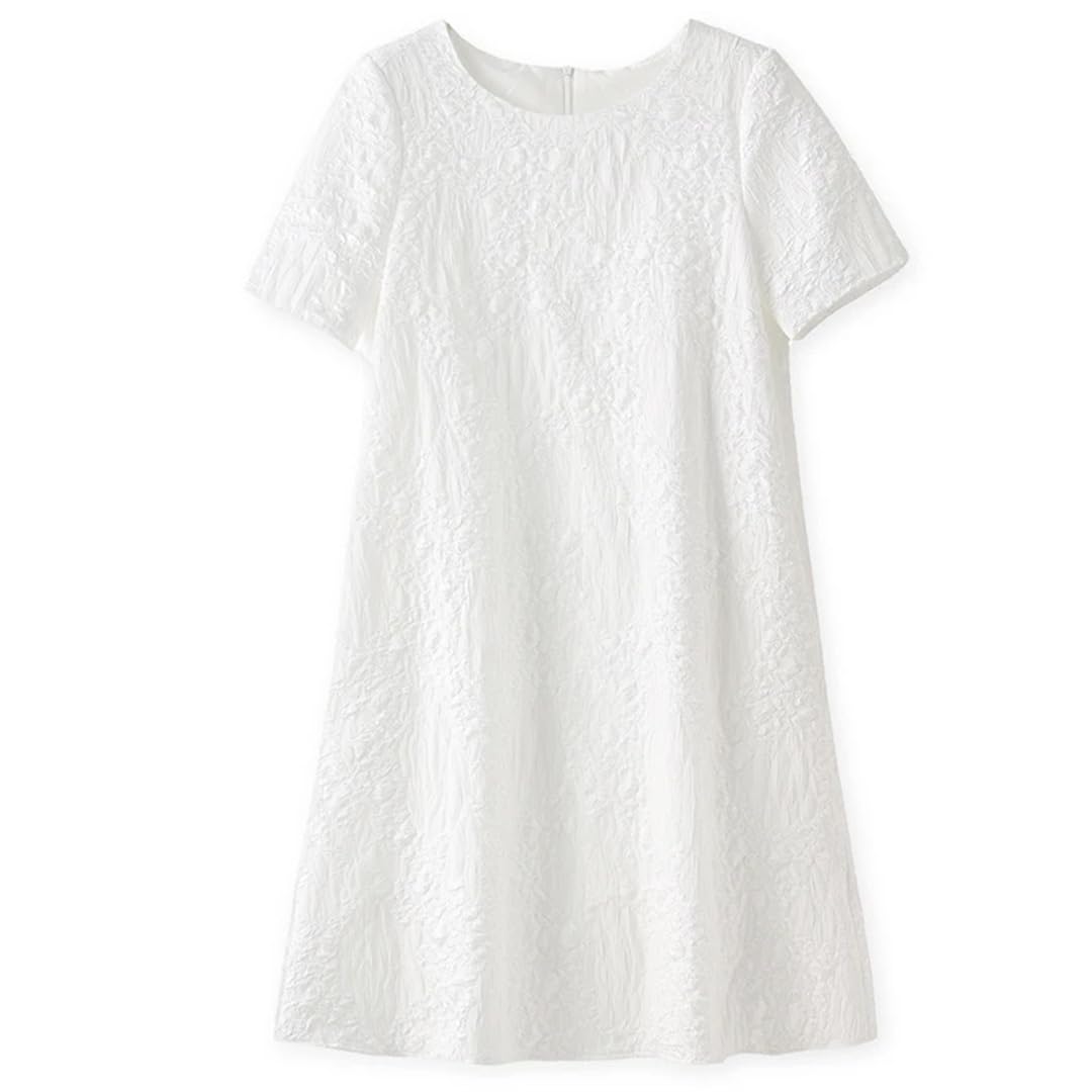 Women's Vintage Print Short Sleeve Dress