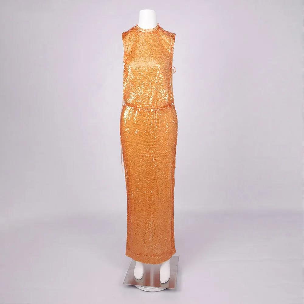 Women's Sleeveless Long Formal Gown