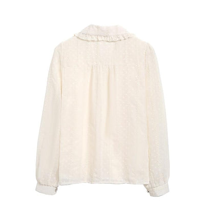 Women's Vintage Chiffon Blouse