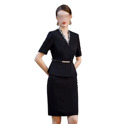 Women's Black Business Suit Skirt