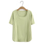 Women's Short Sleeve Square Neck Top