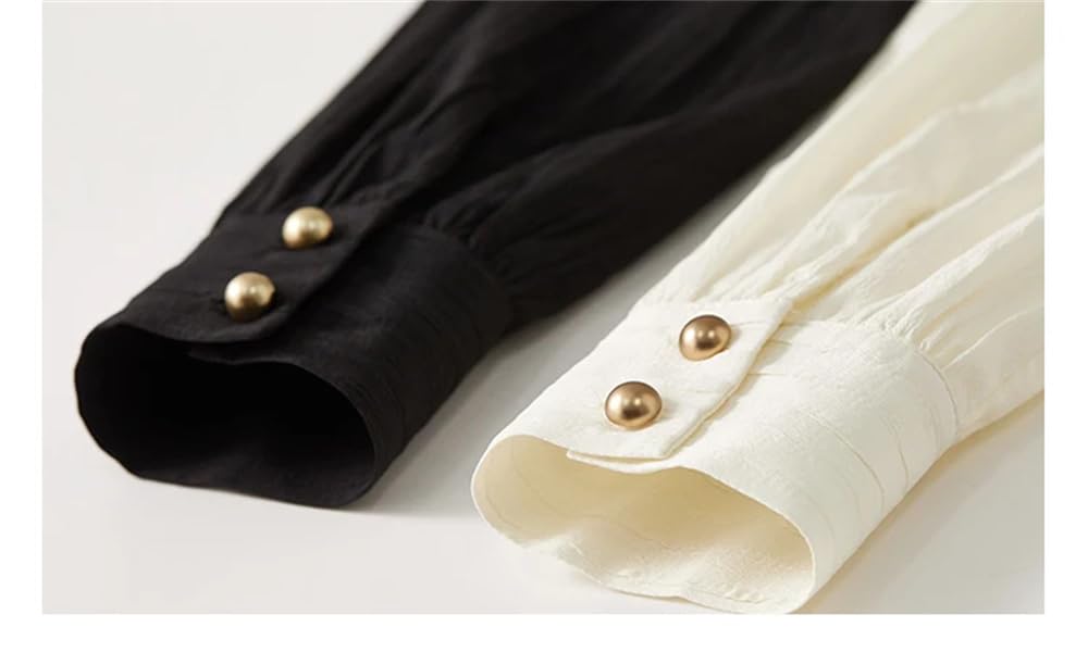 Women's Long Sleeve Stand Collar Blouse