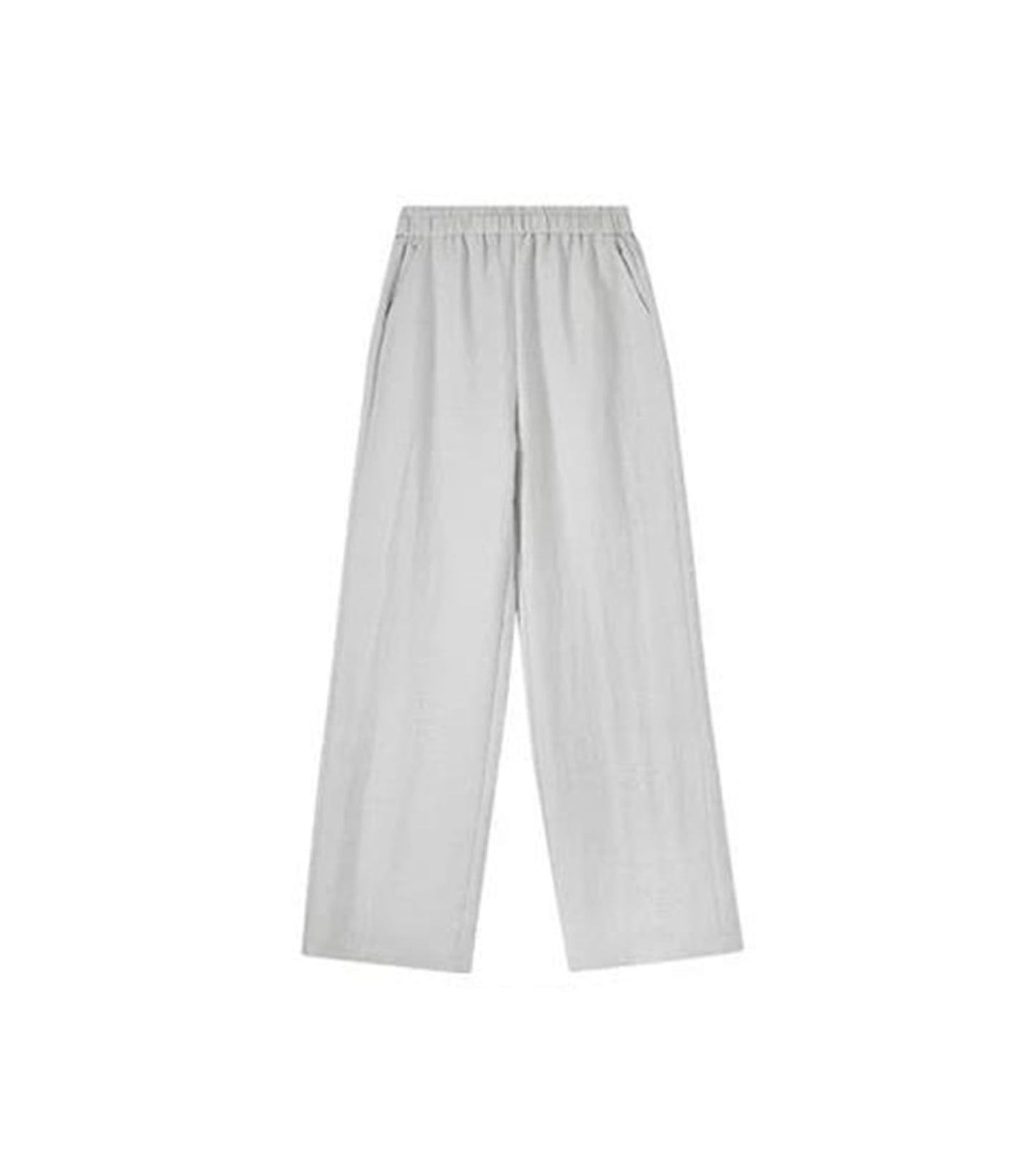 Women's Linen Shirt & Straight Pants Set