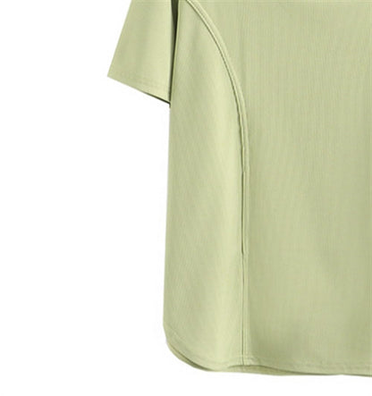 Women's Short Sleeve Square Neck Top