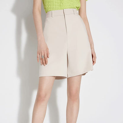 Women's High Waist Tie Back Shorts