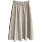 Women's Genuine Leather Long Skirt