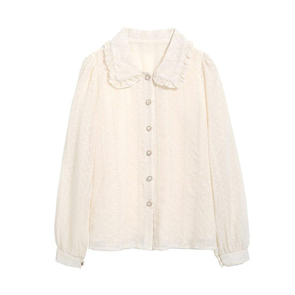 Women's Vintage Chiffon Blouse