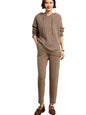 Women's Cashmere Sweater & Harem Pants Set