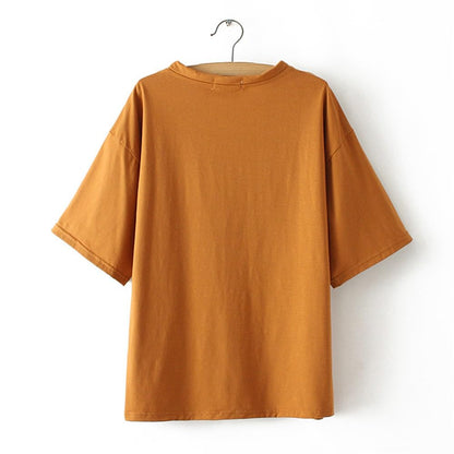 Women's Cotton Ribbon Tie T-Shirt