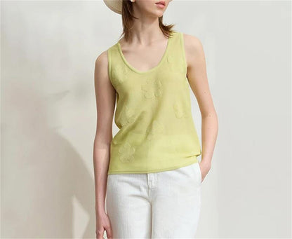 Women's U-Neck Knit Camisole Top