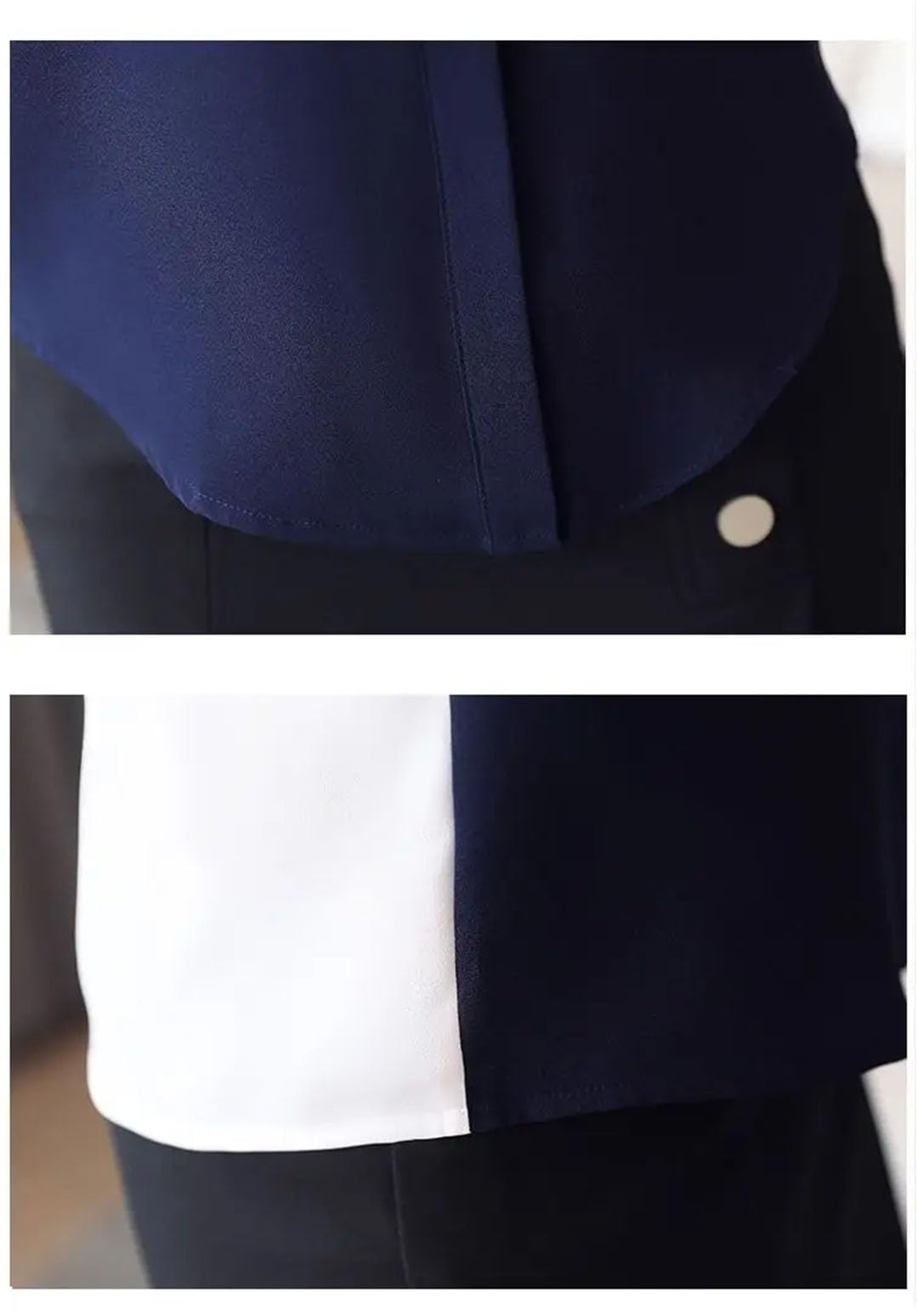 Women's Long Sleeve Polo Neck Blouse