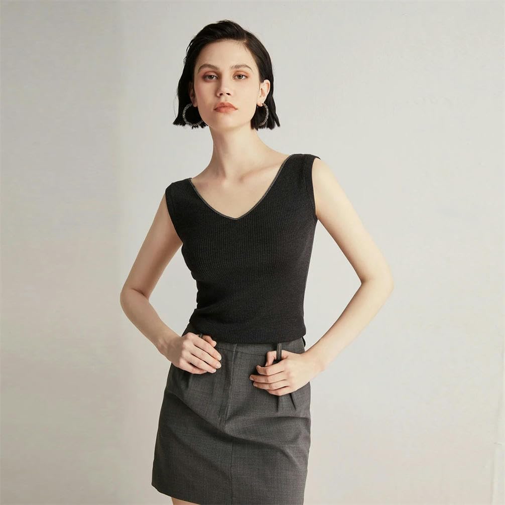 Women's Sleeveless Knit Sweater Vest