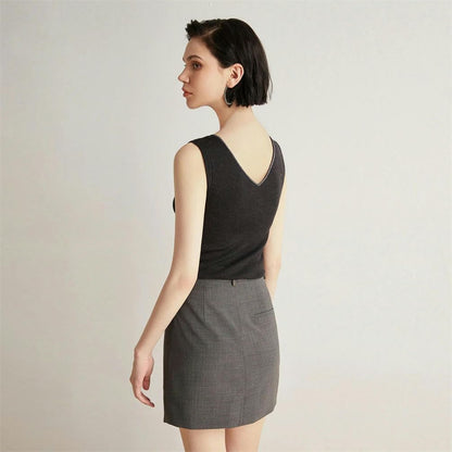 Women's Sleeveless Knit Sweater Vest