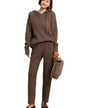 Women's Cashmere Sweater & Harem Pants Set