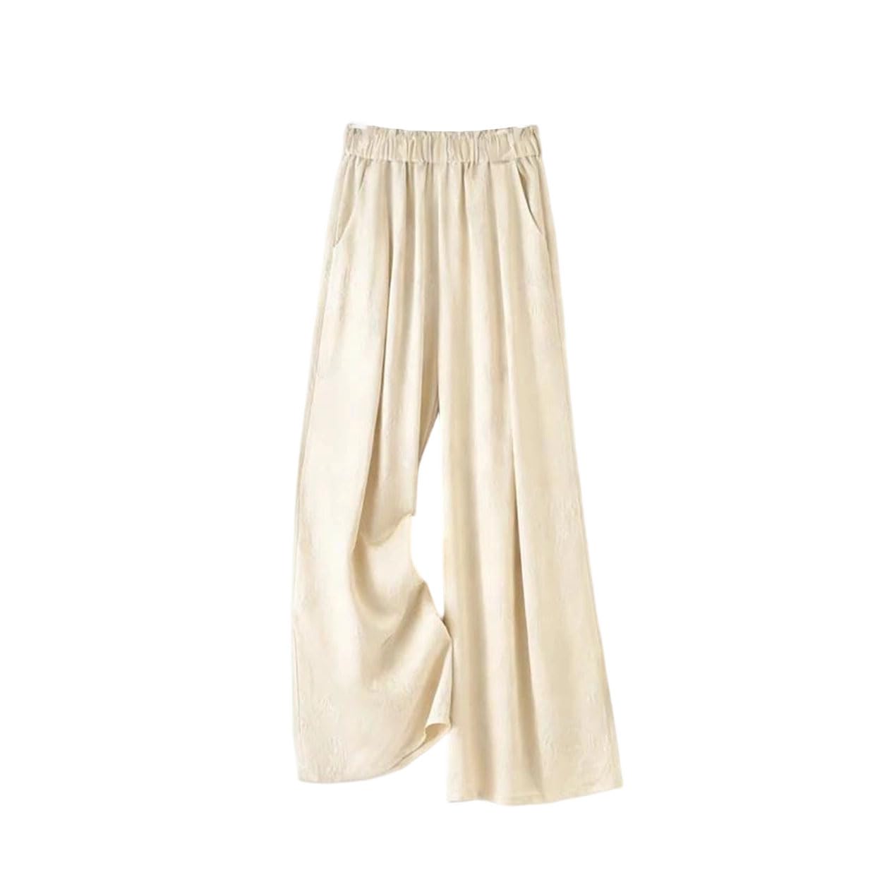 Women's Satin High Waist Wide Leg Pants