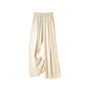 Women's Satin High Waist Wide Leg Pants