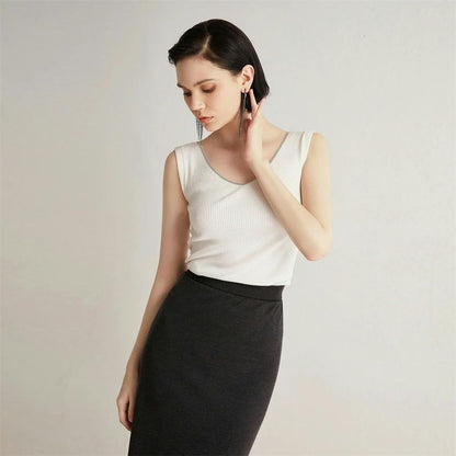 Women's Sleeveless Knit Sweater Vest