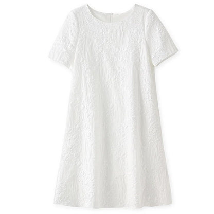 Women's Vintage Print Short Sleeve Dress