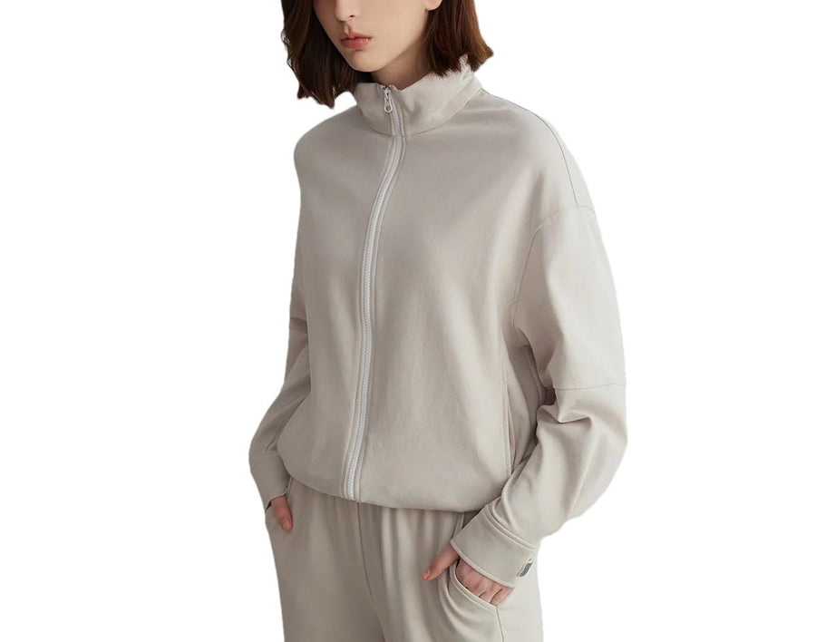 Women's Zip-Up Cotton Hoodie