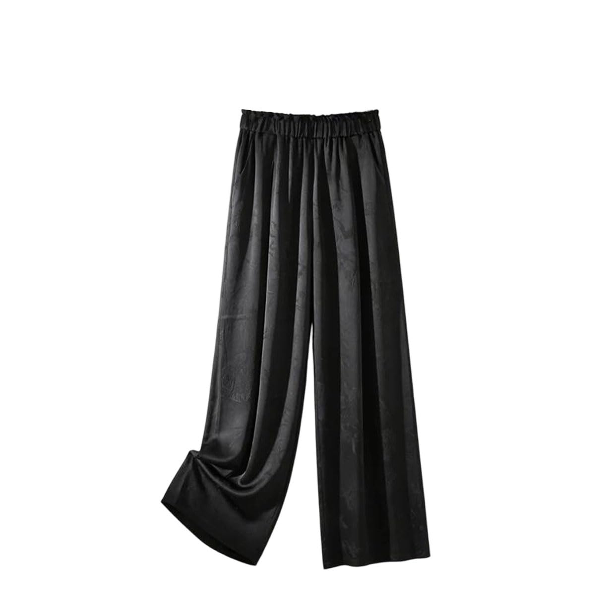 Women's Satin High Waist Wide Leg Pants