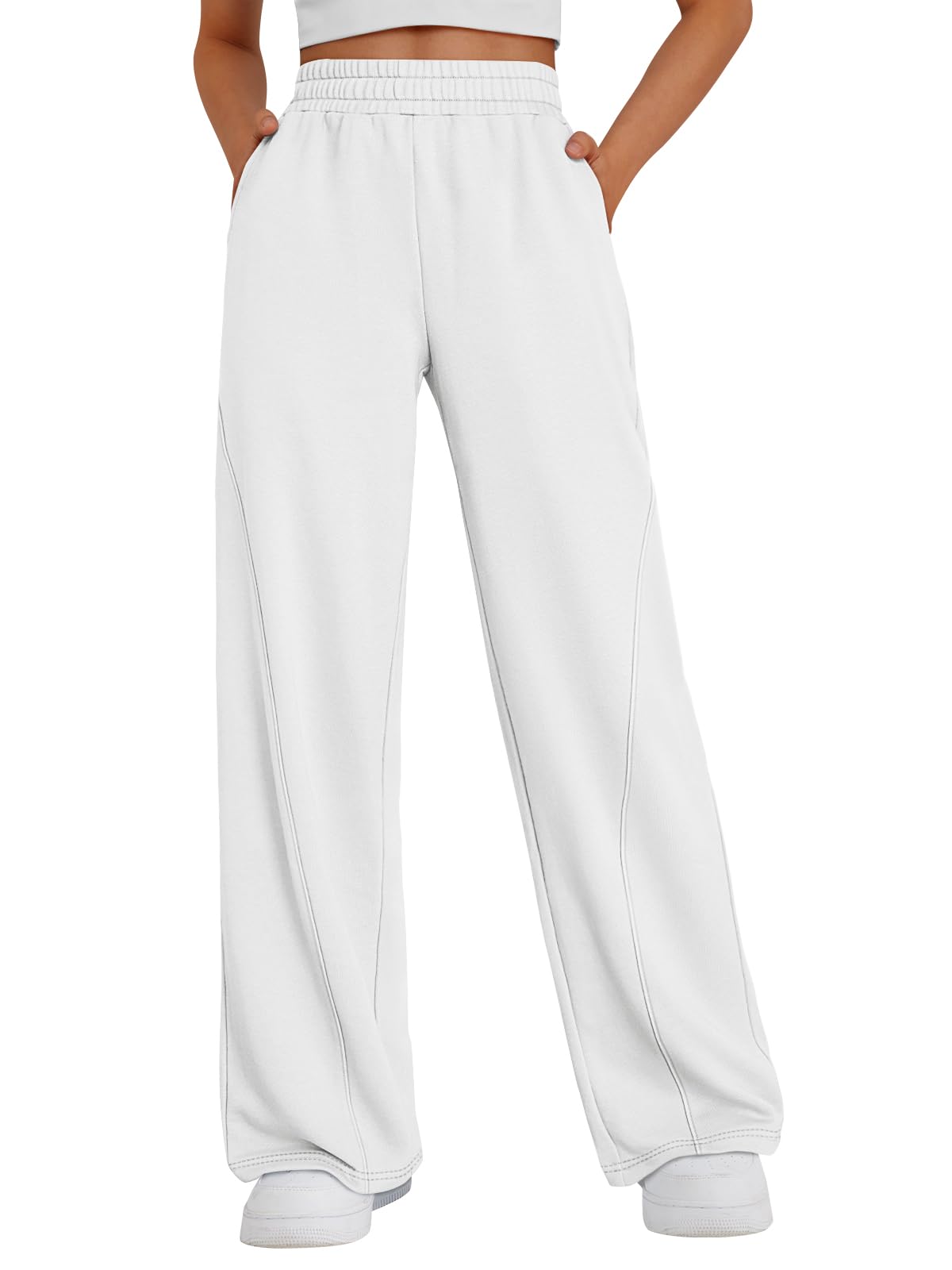 Women's High Waist Wide Leg Joggers