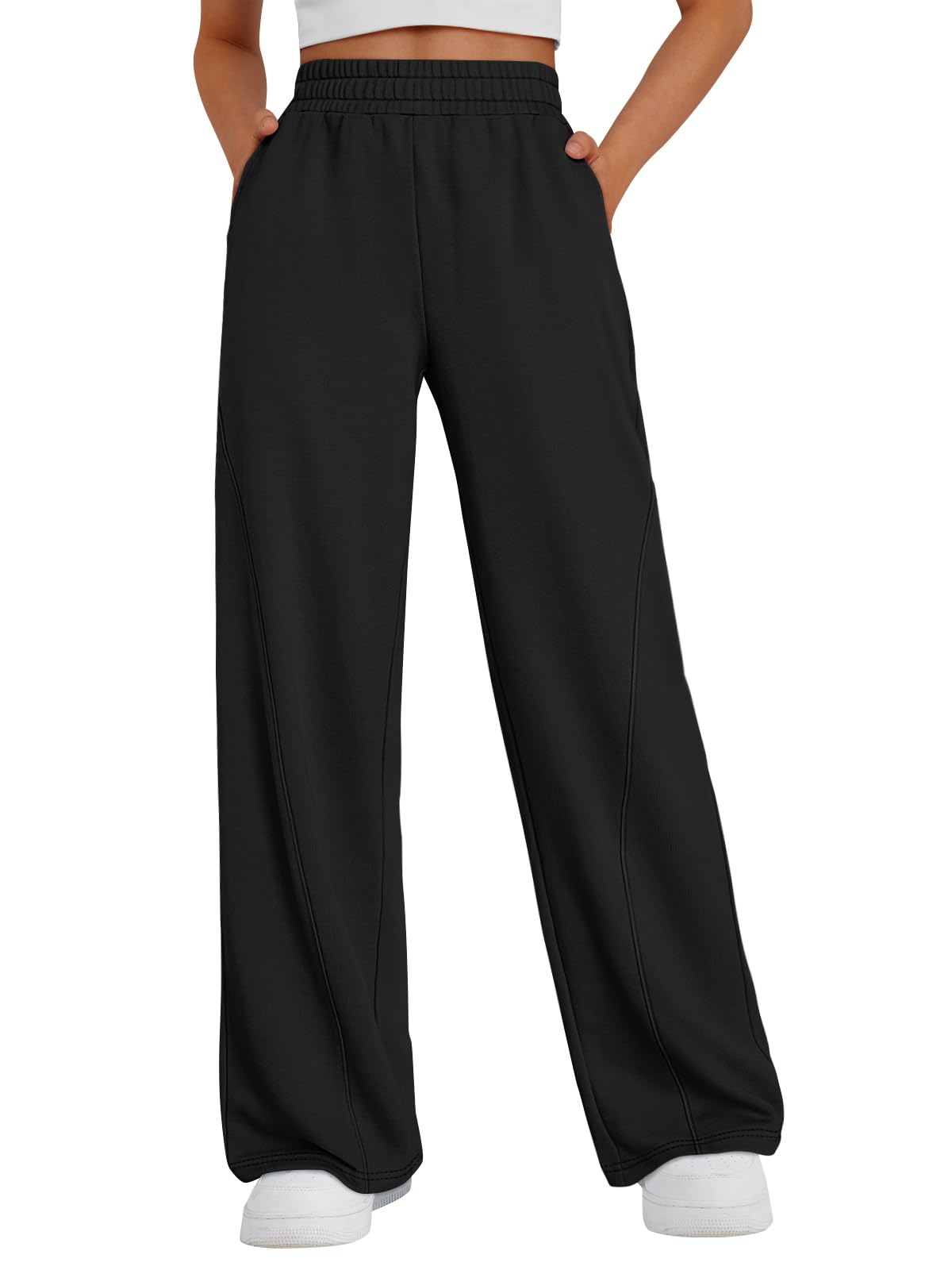 Women's High Waist Wide Leg Joggers