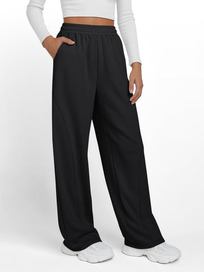 Women's High Waist Wide Leg Joggers