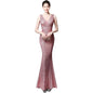 Women's Plus Size Sequined Evening Gown