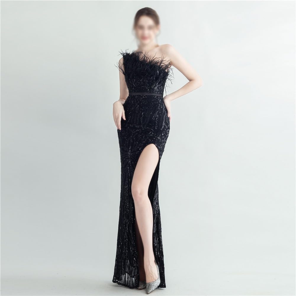 Women's Plus Size Sequined Evening Gown