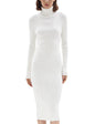 Women's Ribbed Slim Fit Knit Sweater Dress
