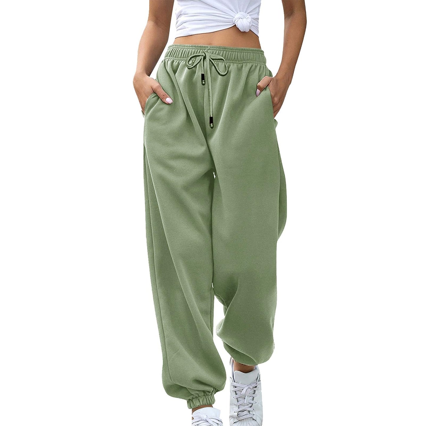 Women's High Waist Baggy Joggers