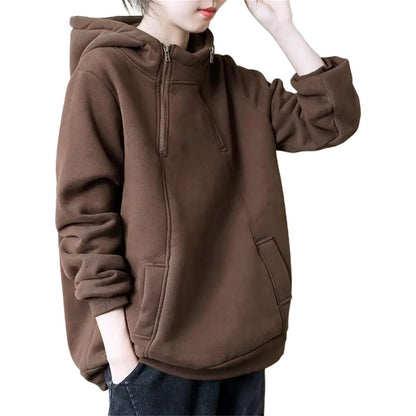 Women's Zipper Hoodie Pullover