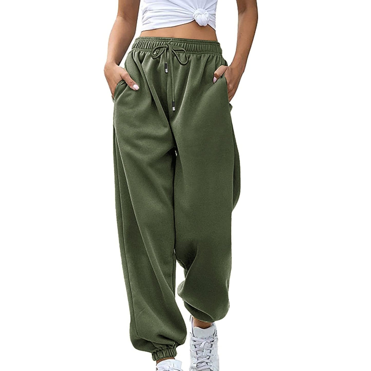 Women's High Waist Baggy Joggers