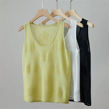 Women's U-Neck Knit Camisole Top