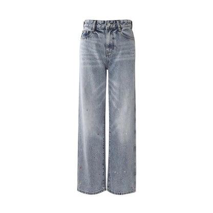 Women's High Waist Straight Leg Jeans