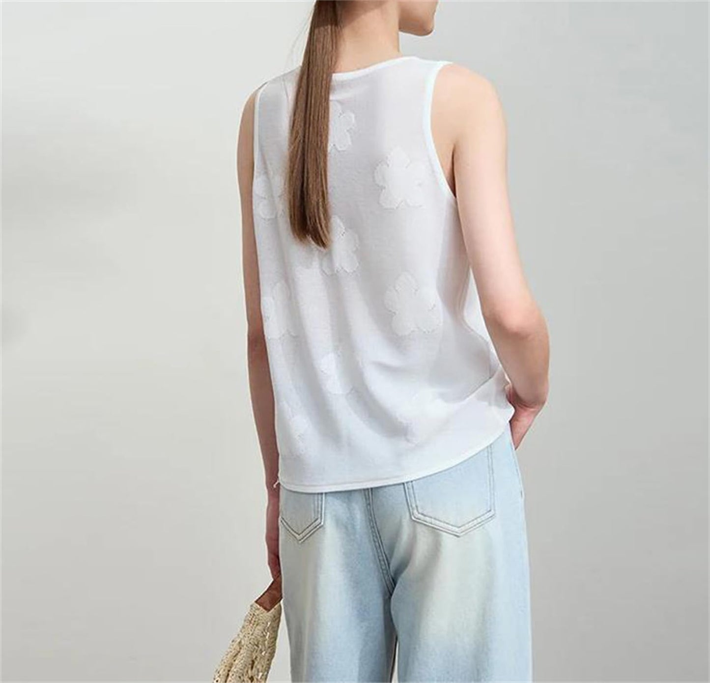 Women's U-Neck Knit Camisole Top