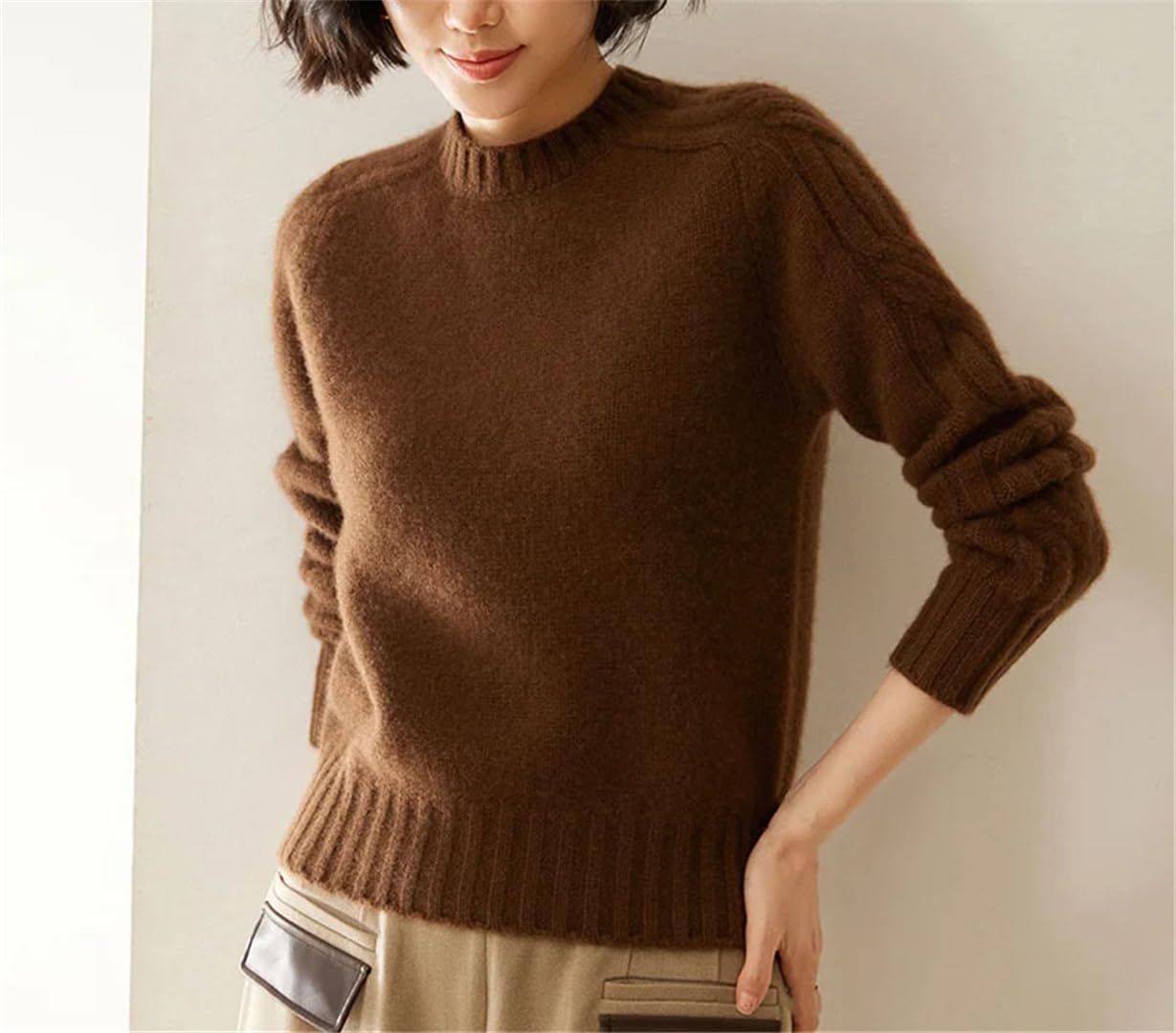 Women's Cashmere Twist Knit Sweater