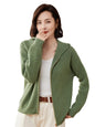 Women's Wool Cashmere Zip Hoodie