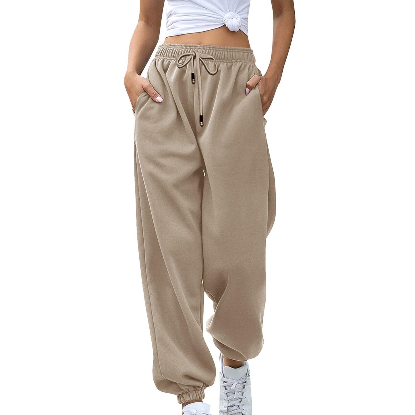 Women's High Waist Baggy Joggers