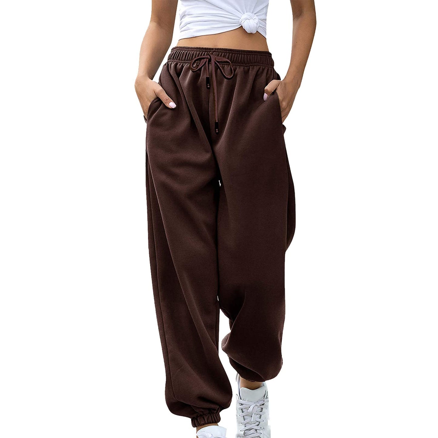 Women's High Waist Baggy Joggers