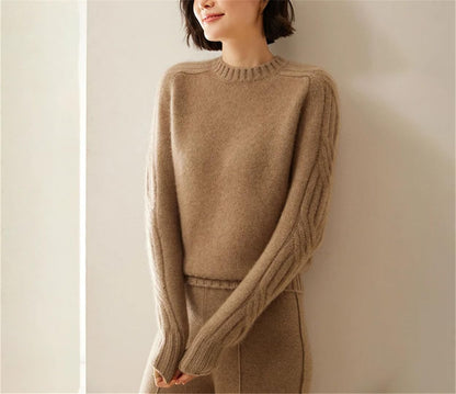 Women's Cashmere Twist Knit Sweater