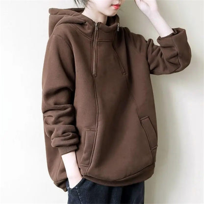 Women's Zipper Hoodie Pullover