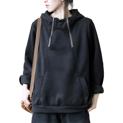 Women's Zipper Hoodie Pullover