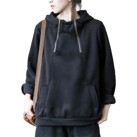 Women's Zipper Hoodie Pullover