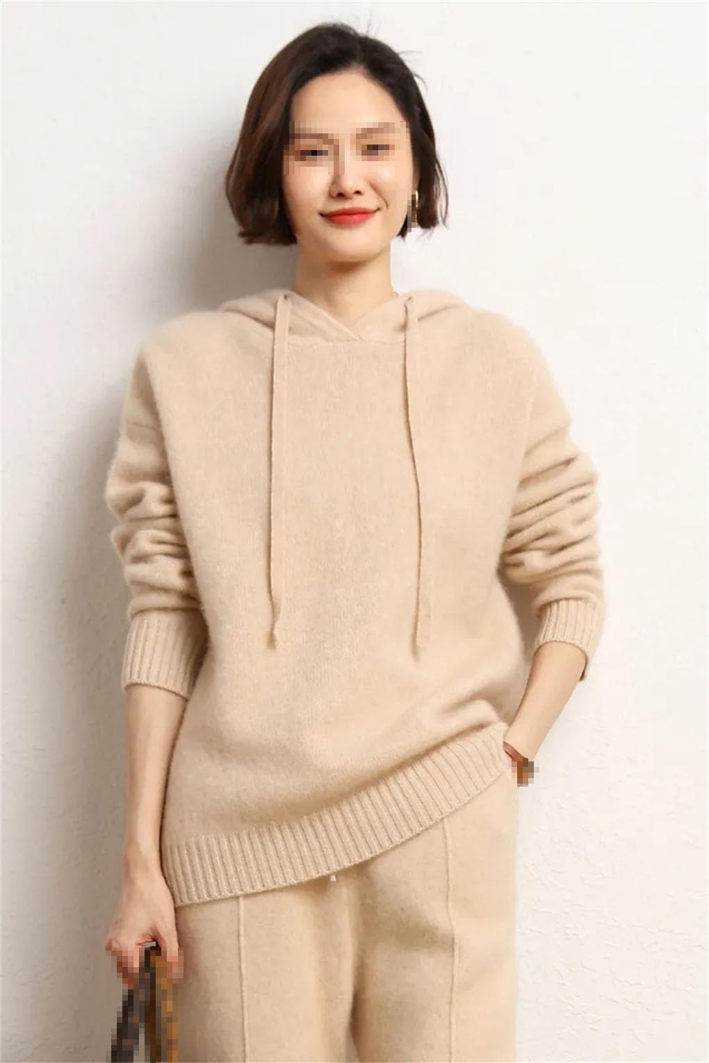Women's Cashmere Sweater & Harem Pants Set