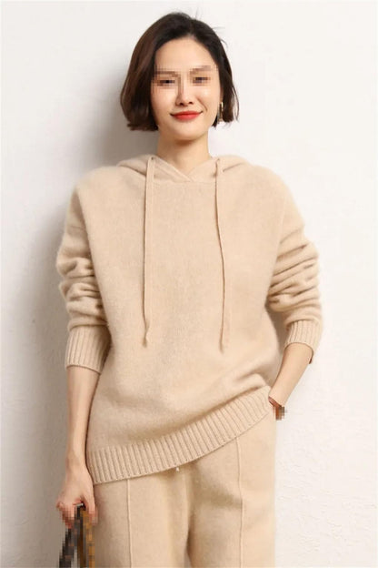 Women's Cashmere Sweater & Harem Pants Set
