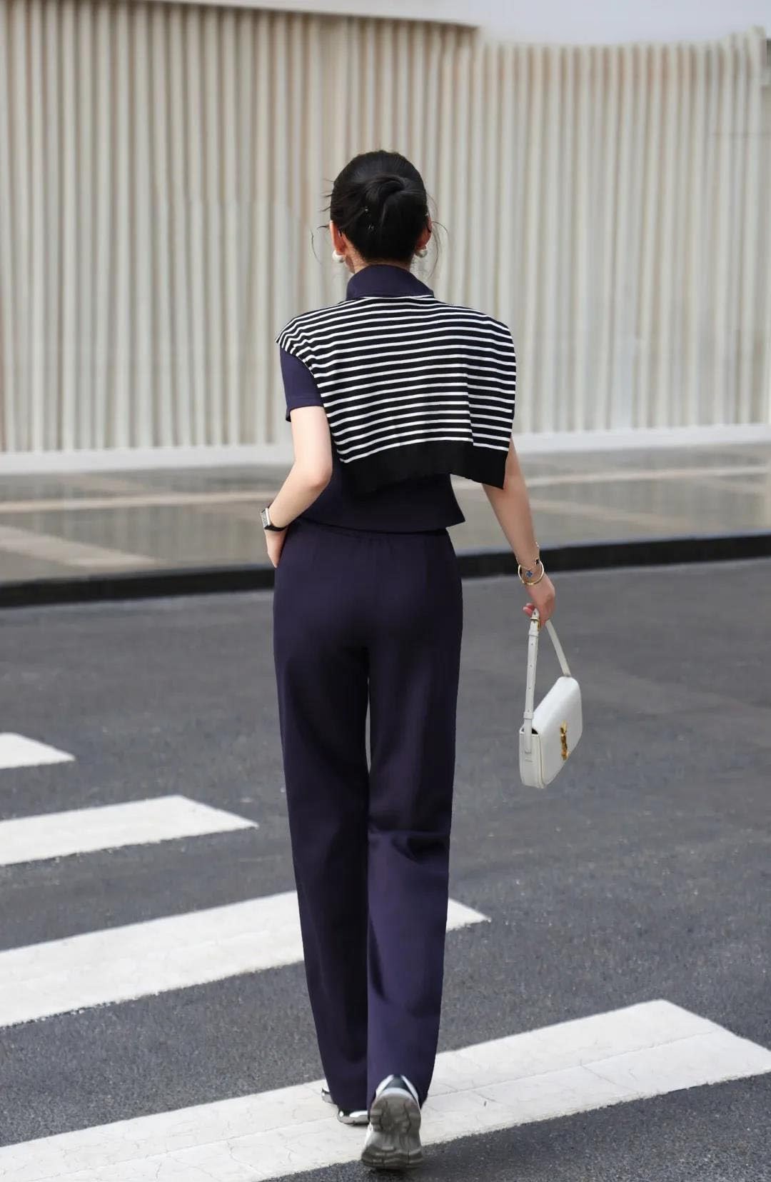 Women's Short Sleeve Top & Wide Leg Pants Set