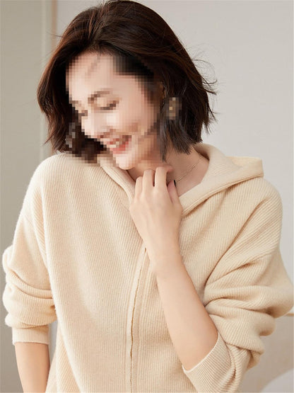 Women's Wool Cashmere Zip Hoodie