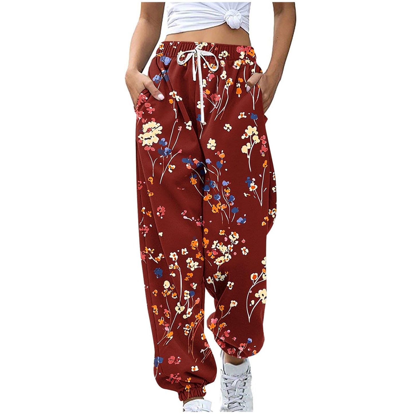 Women's High Waist Baggy Joggers