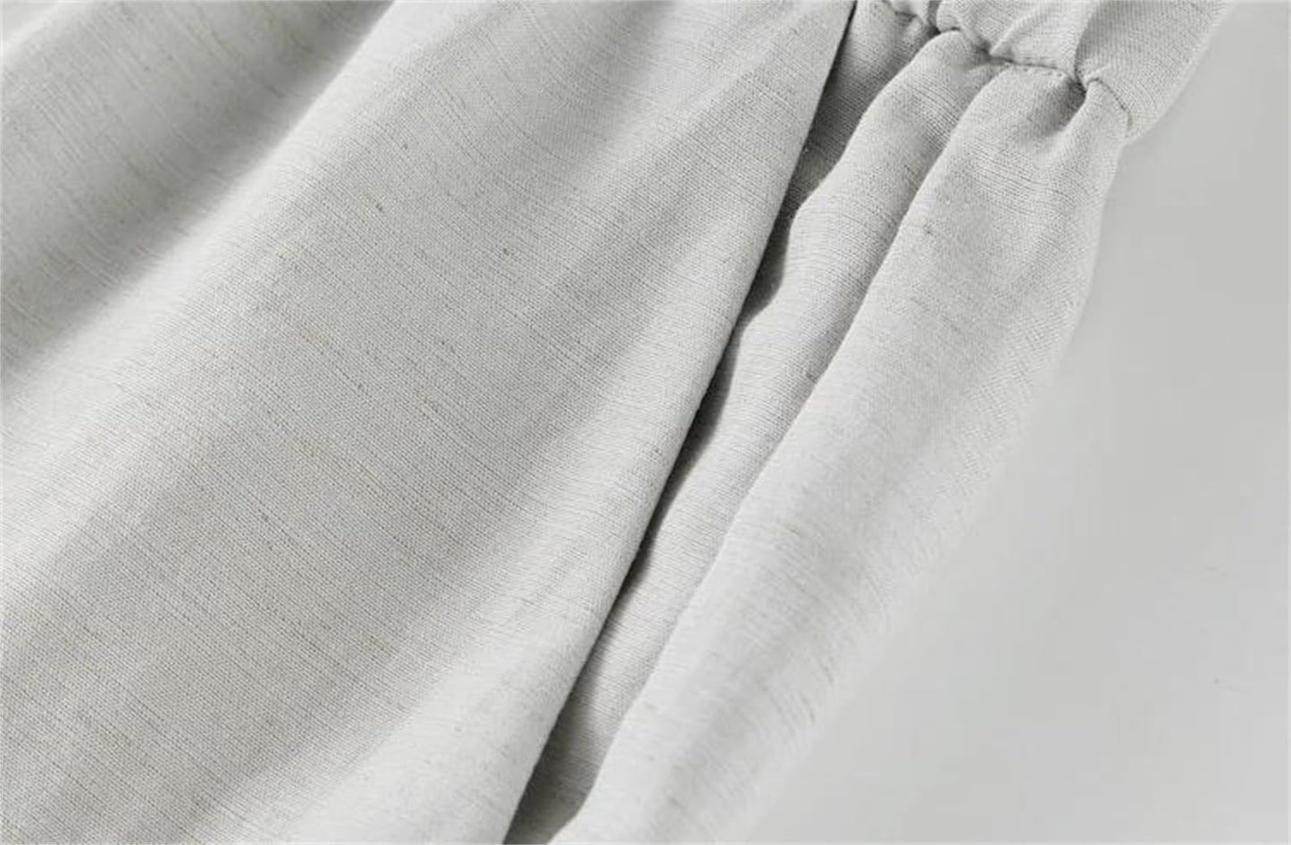 Women's Linen Shirt & Straight Pants Set